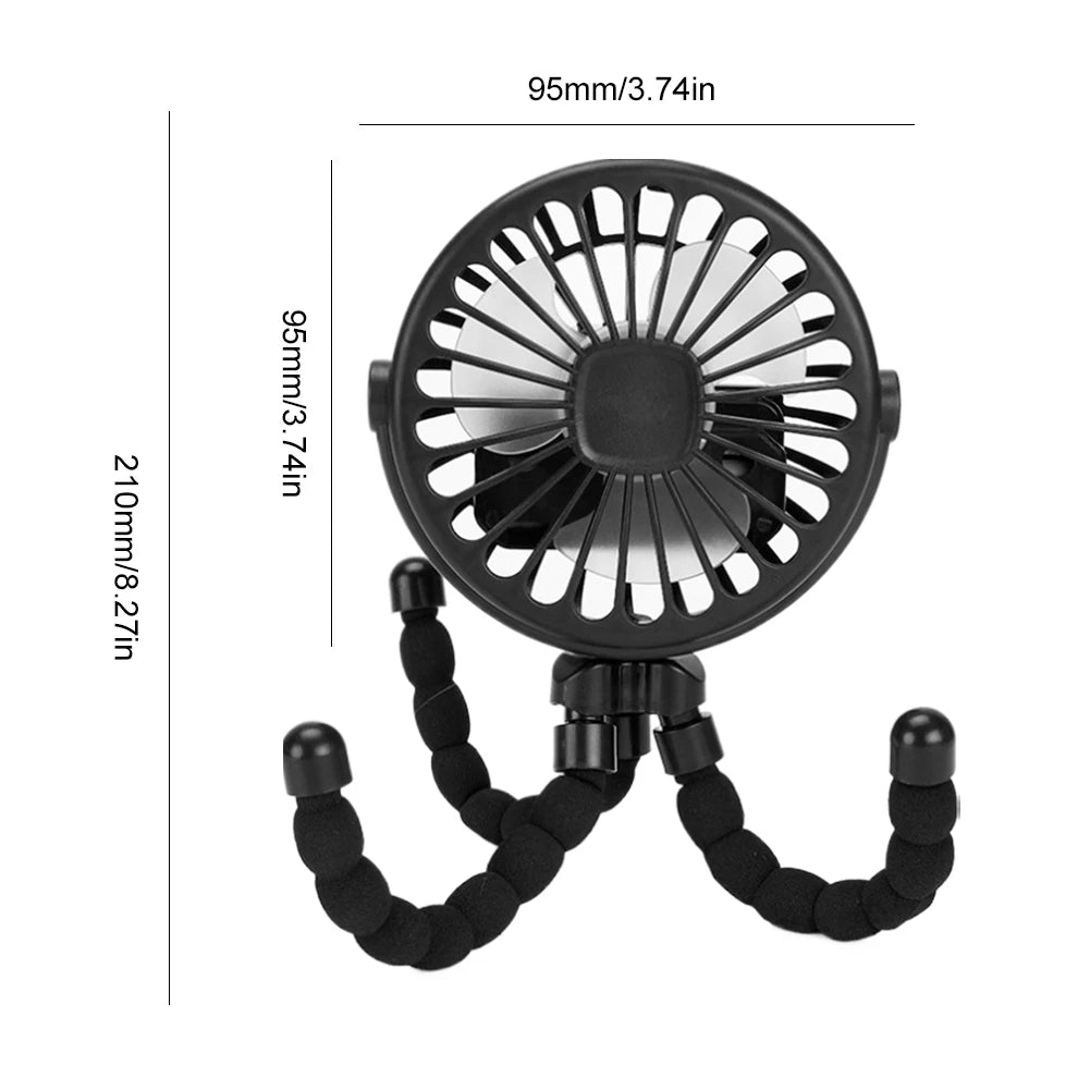 Adaptable Stroller Fan