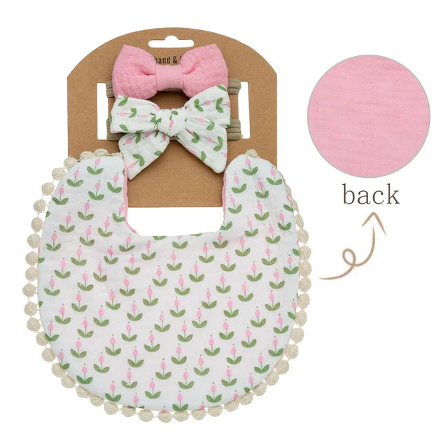 Flower Bibs And Headbands